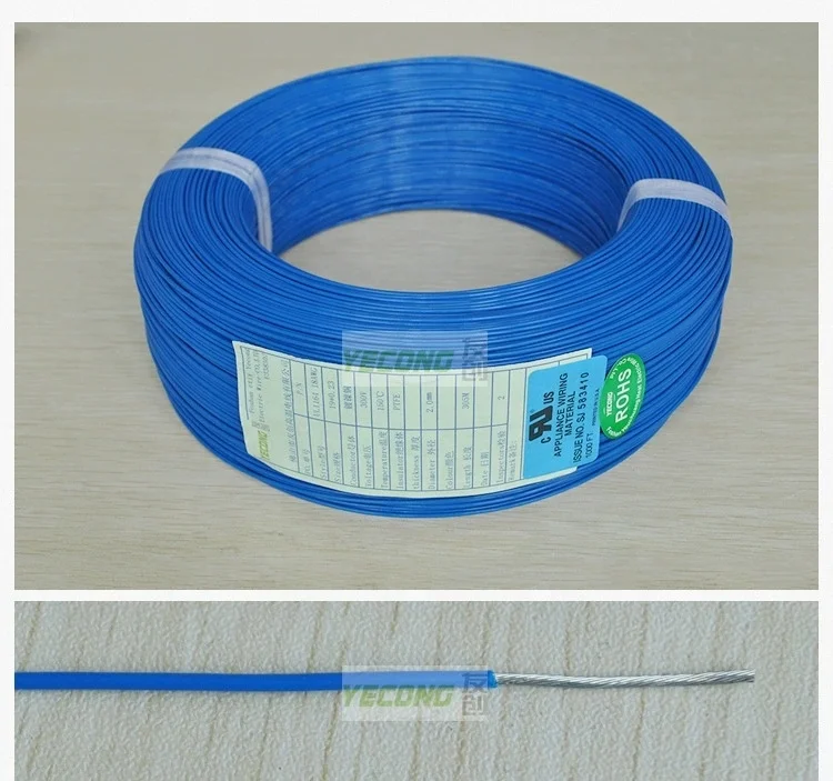 china cable suppliers FEP electric wires 18awg~28awg copper wire cable fep wire 24 awg