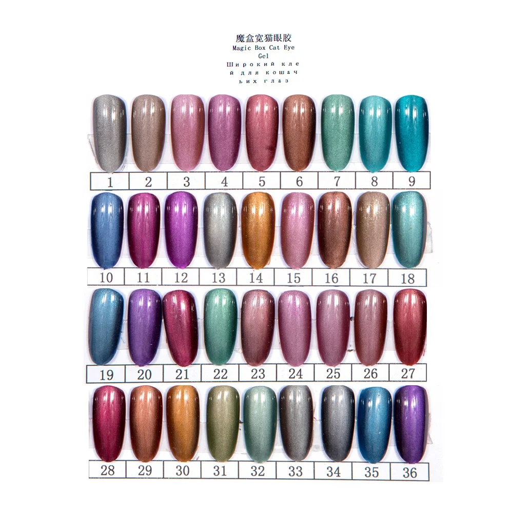 magic box cat eyes UV gel 36colors nail gel polish nail colors manicure products 1KG  bottle in bulk Quickly to shipping