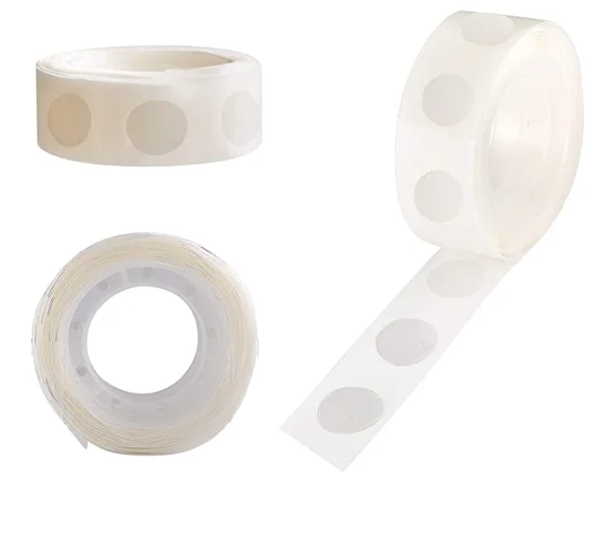 Clear glue dots removable double sided adhesive dots 20 sheets of double-sided sticky dots transparent balloon glue