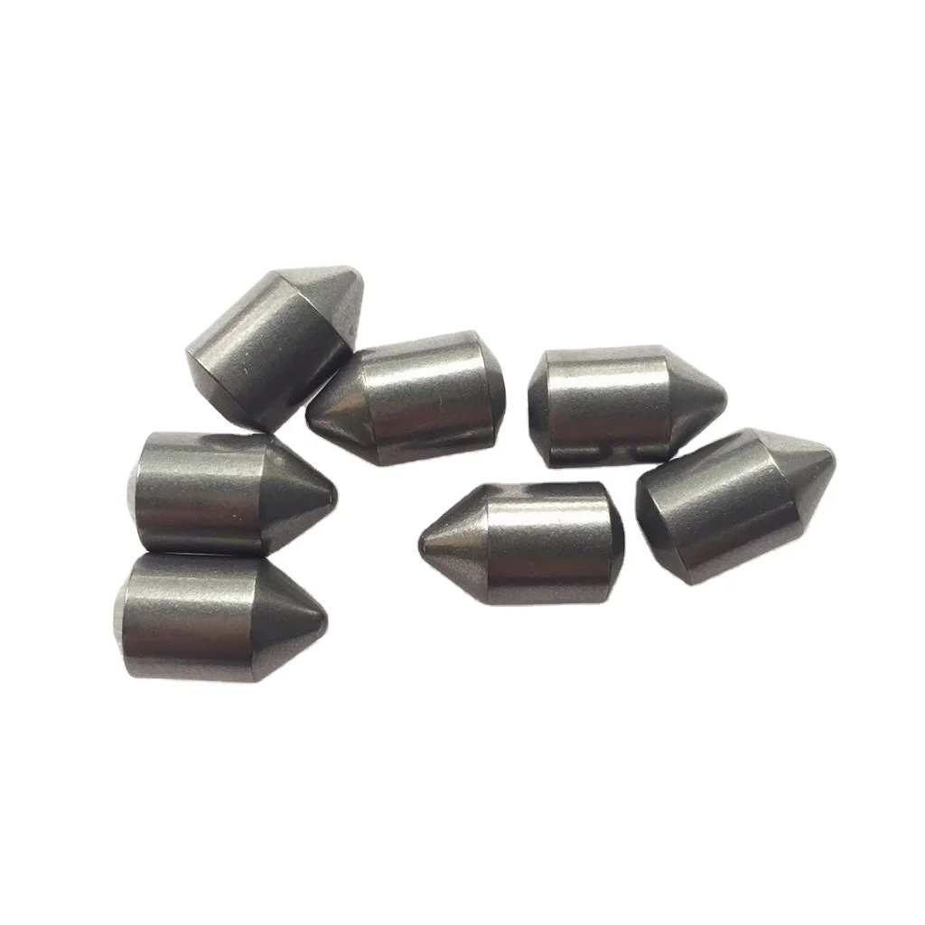 High quality carbide button rock drilling 16mm carbide insert button cutter q8-34 tapered carbide button mining crown drill bit
