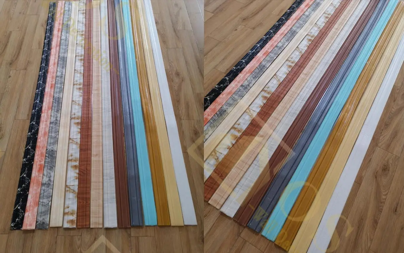 Border Wall Sticker 3D Foam Waist Line 2.4m Decoration Border Skirting Line For Background Wall Sticker Line Decoration