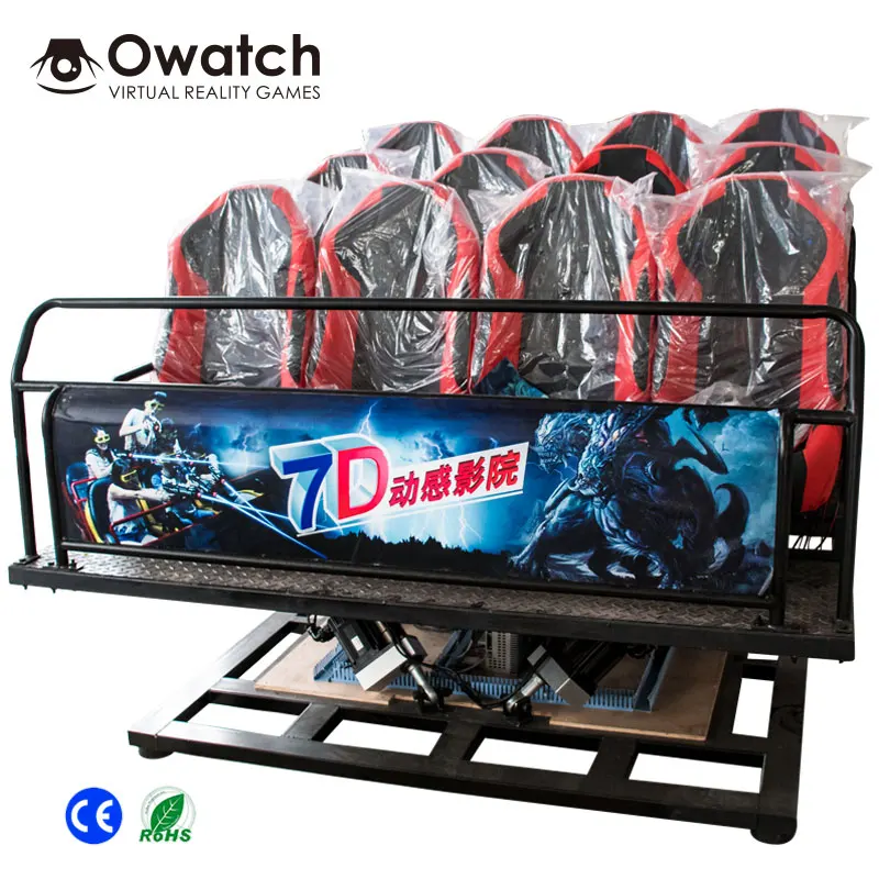 High Quality Amusement Machine 5D 7D 8D 12D XD VR Simulator Cinema 12d virtual reality chair
