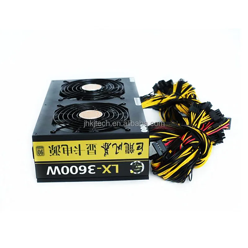 Горячая Распродажа ATX 1600 Вт 1800 2000 3300 3600 90PLUS ЗОЛОТОЙ блок питания для ПК с поддержкой 6 GPU 8