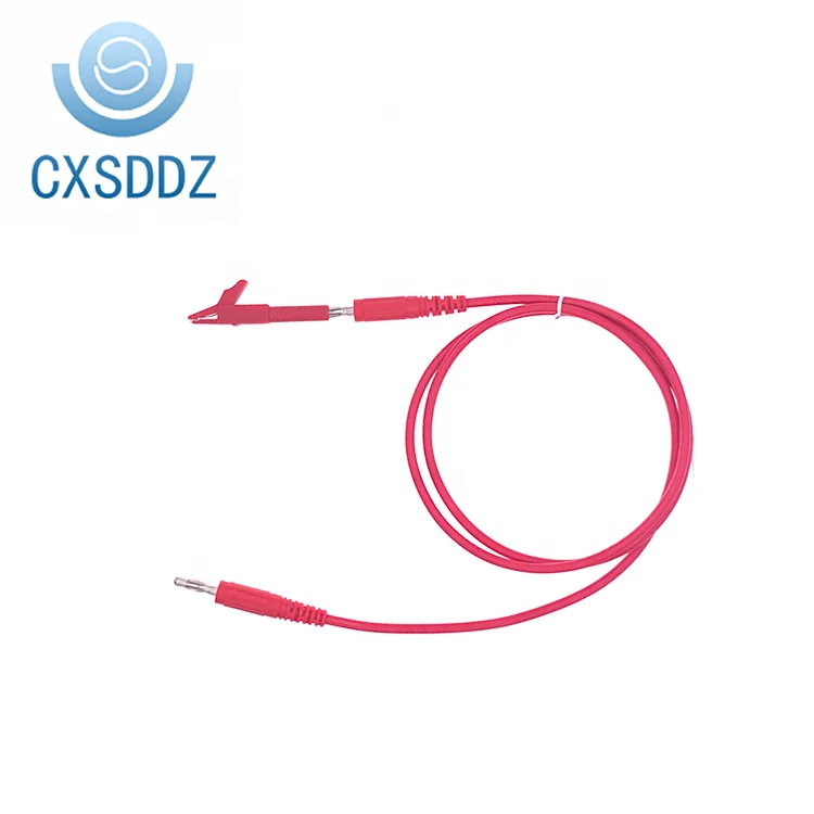 
CXSDDZ-S408A Highly flexible test lead with in-line 4mm banana plug on both ends 