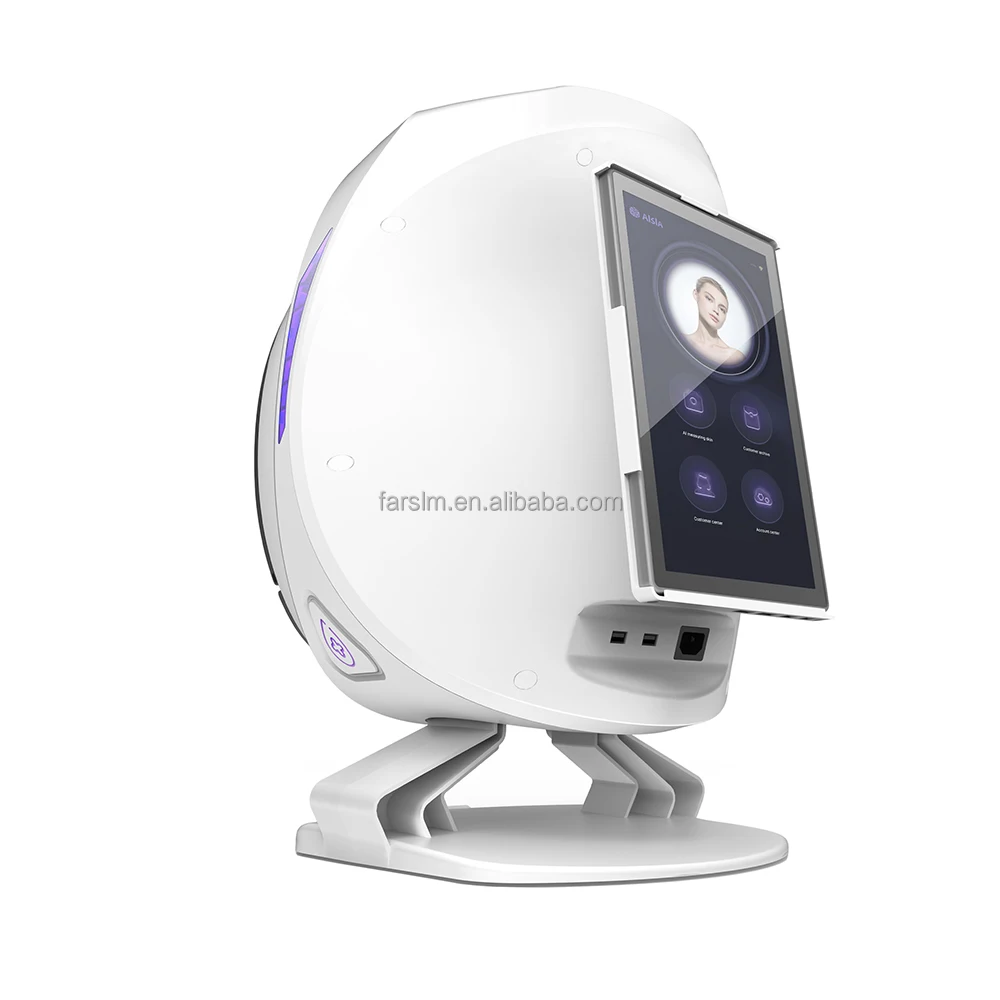FARSLIM 2023 15.6 inch 3D Beauty Face Skin Analyzer Device  Analysis Facial Skin Care Analysis Salon equipment