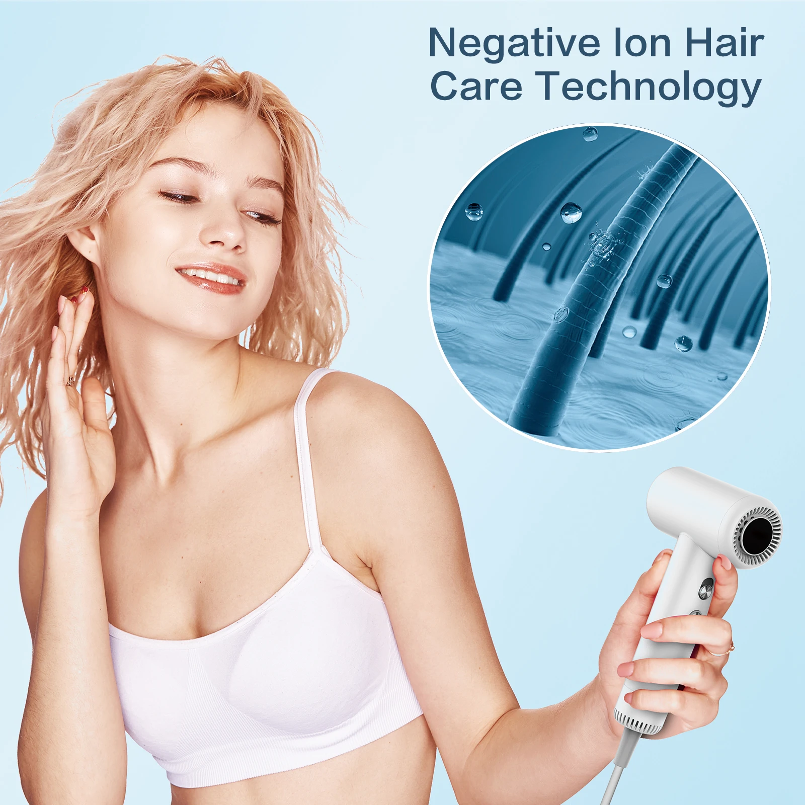 100000 Rpm Mini Ionic Electric Hair Dryer Portable Super Hand Dryer For Hair Set