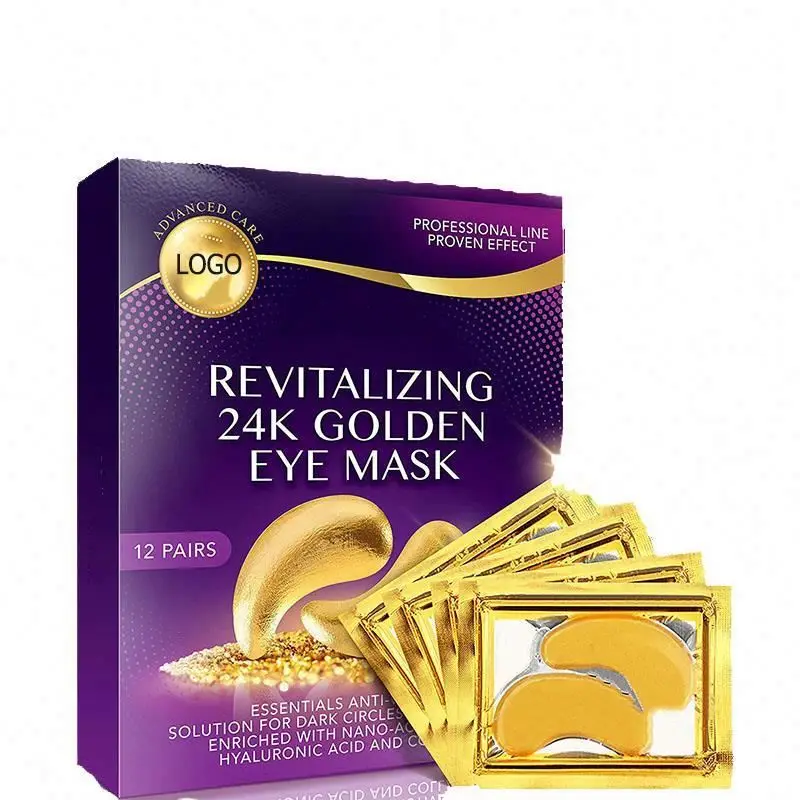 oem Wholesale Organic Moisturizing Anti-Aging Under Patches Hydrogel Crystal Collagen Strawberries Eye Mask