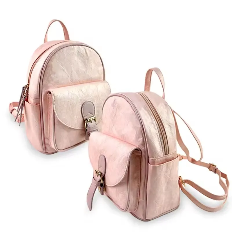 Custom logo 1070d vegan recycled natural biodegradable waterproof tyvek dupont paper eco friendly sustainable backpack for girl