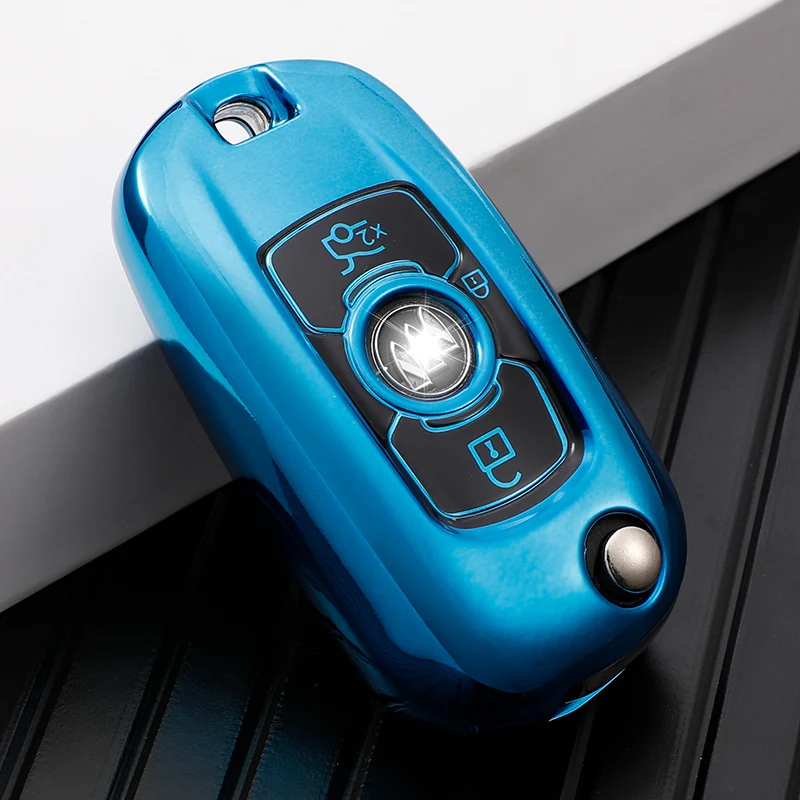 Car Logo New soft TPU Car Key Case Cover for Buick VERANO ENCORE GX GL6 for Opel Vauxhall Astra K Corsa E Protector Shell