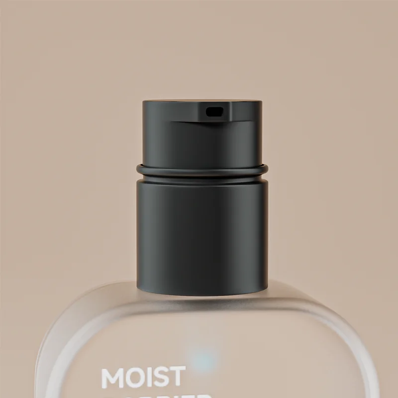 Fuyun Wholesale Unique coloured gradient cosmetic packaging set custom printed face cream jar glass lotion bottle with pump