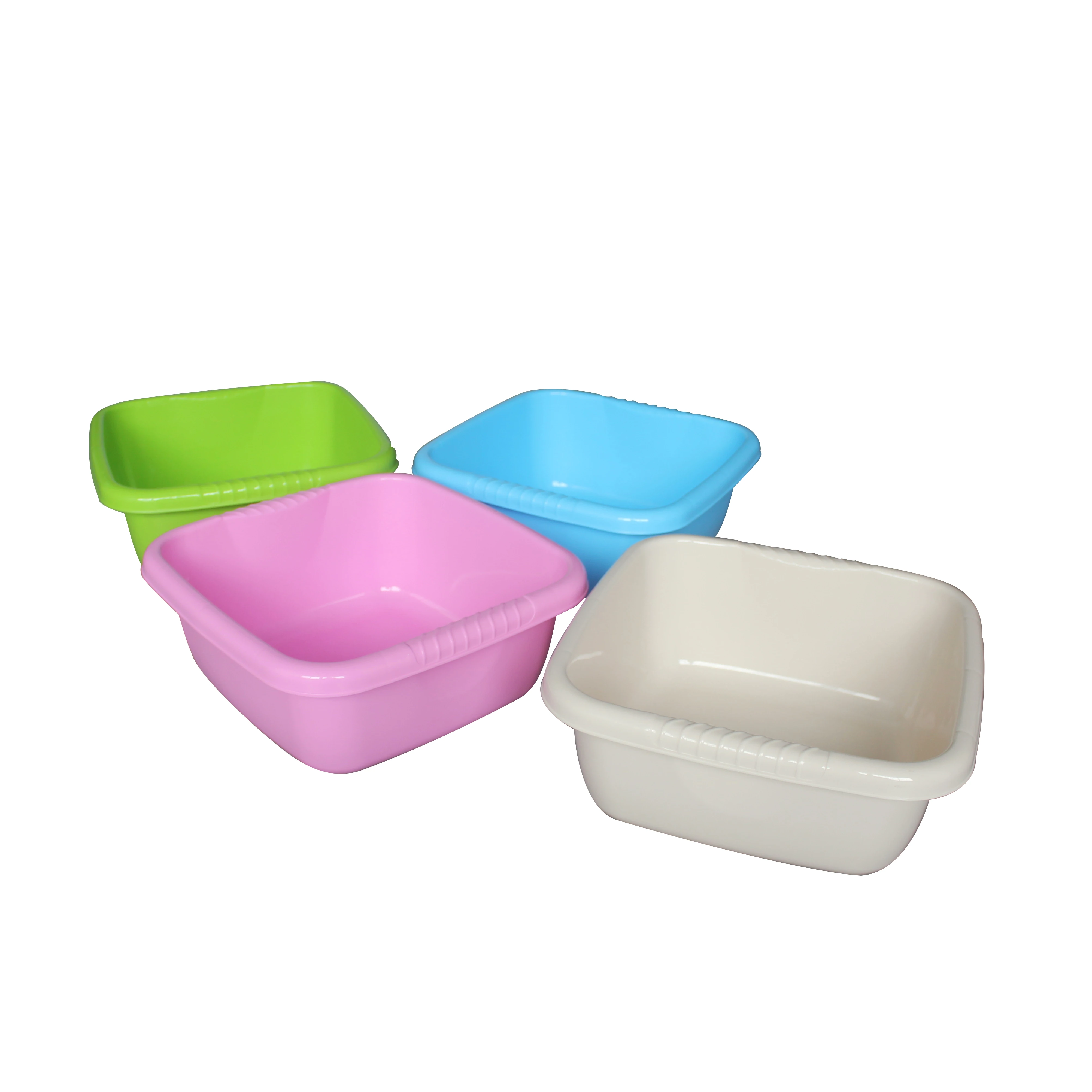 New arrival hot-selling large capacity plastic washing basin plastic square basin