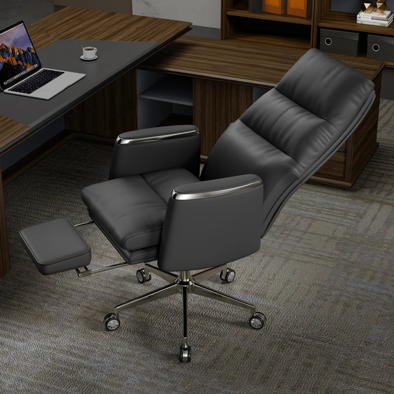 Furniture Computer Designer Swivel Recline High Quality Synthetic Leather Office Chair Best Comfortable Executive Boss Chair