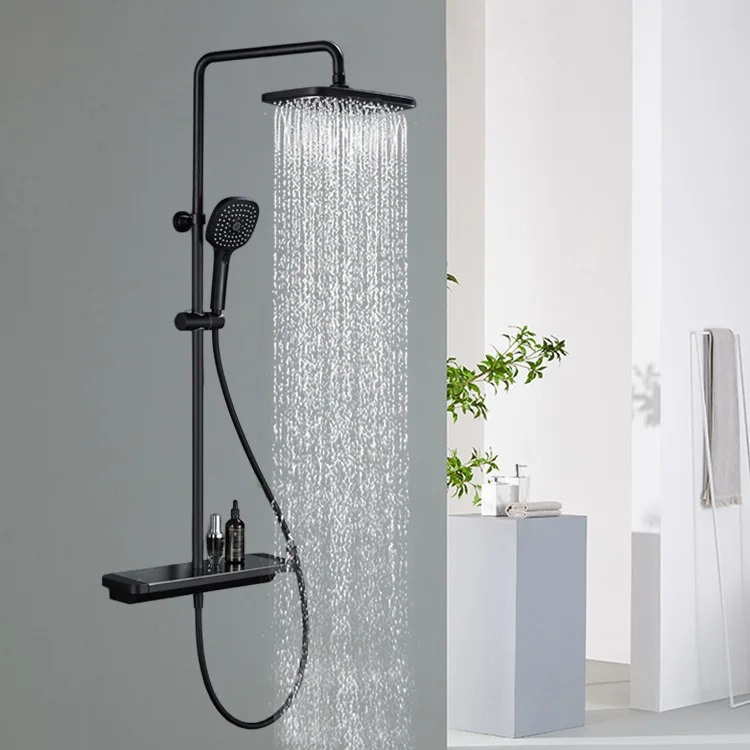 Factory direct sales high pressure shower head Modern shower set taps and shower for bathroom