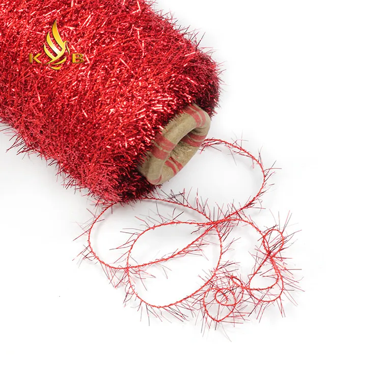 Polyester feather yarn eyelash yarn metallic lurex yarn manufacturer