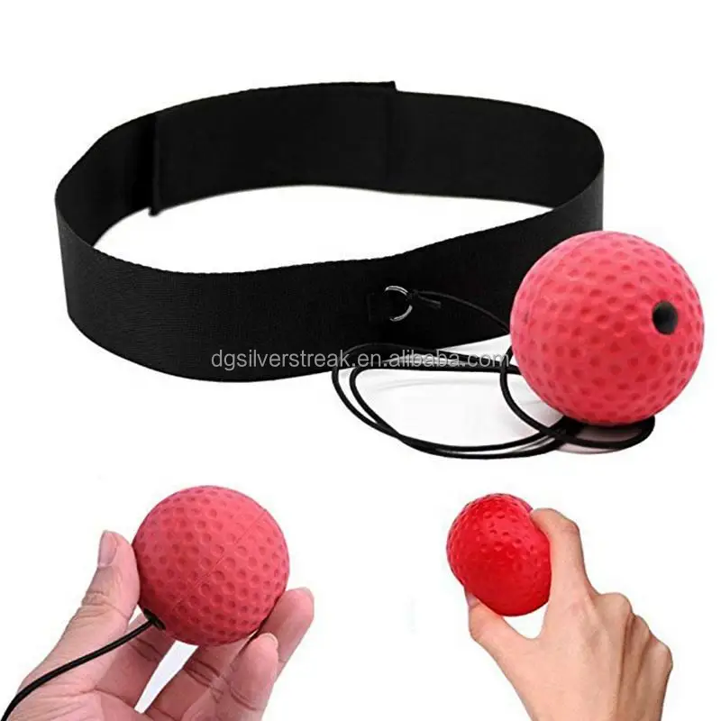 Boxing Fight Reaction Boxing Speed Ball Speed Reflex Ball with Headband  Fight Punch Ball For Fitness Gym Exercise Anti Stress