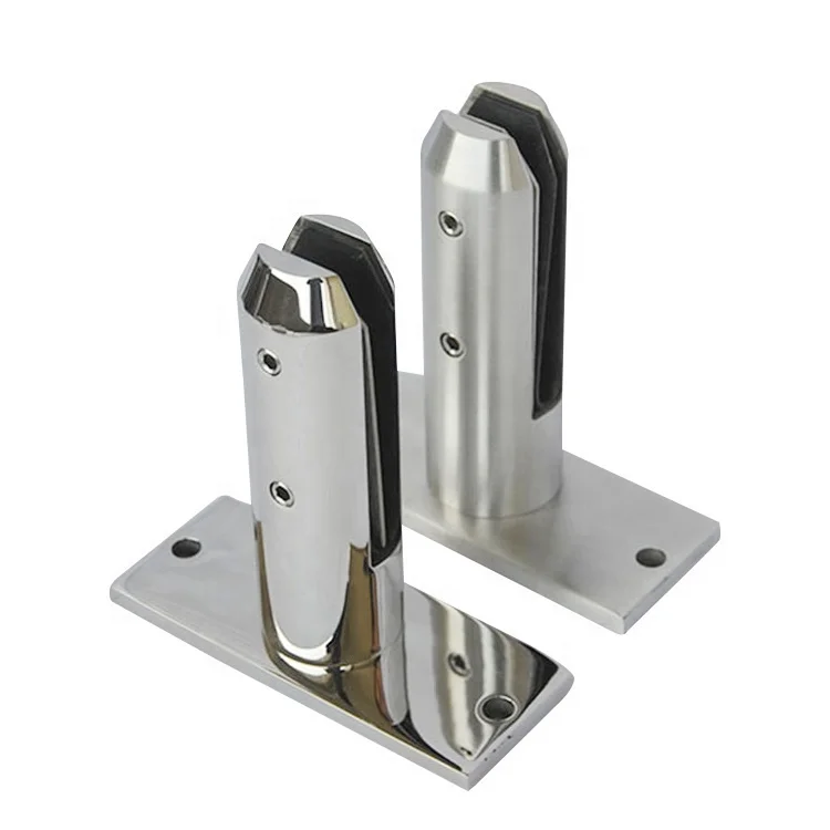 Top sell factory price stainless steel glass pool fence handrail spigots for indoor stair