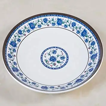 
China Manufacturer Different Diameter Custom Printed On Melamine Plates For Dinning Table 