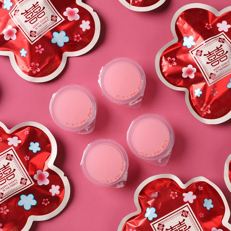 Оптовая продажа свадебные конфеты и праздничные Конжак желе со вкусом фруктов пудинг