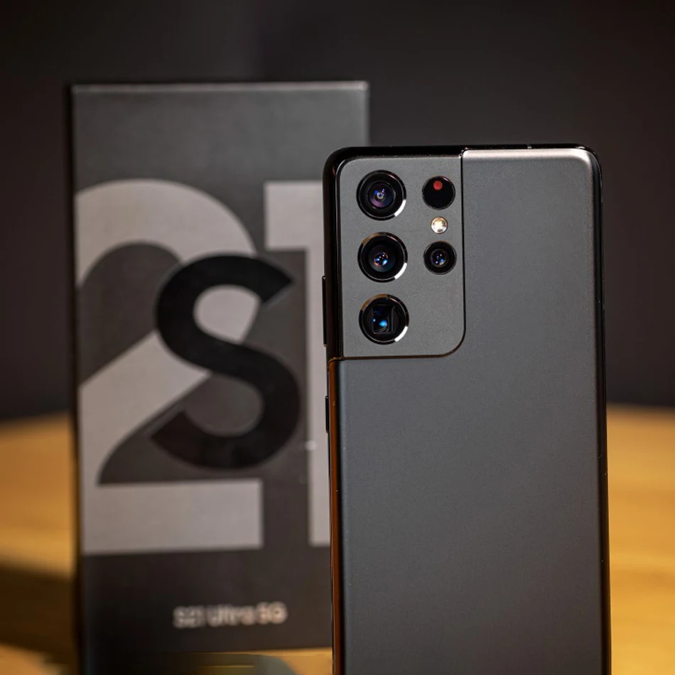 Оригинальный Подержанный мобильный телефон для Samsung S21 Ultra 5G смартфон 128 ГБ 1sim разблокированный Android S20 S22 б/у