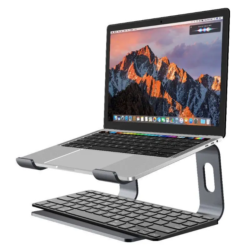 Ergonomic model M5 detachable and foldable aluminum laptop stand
