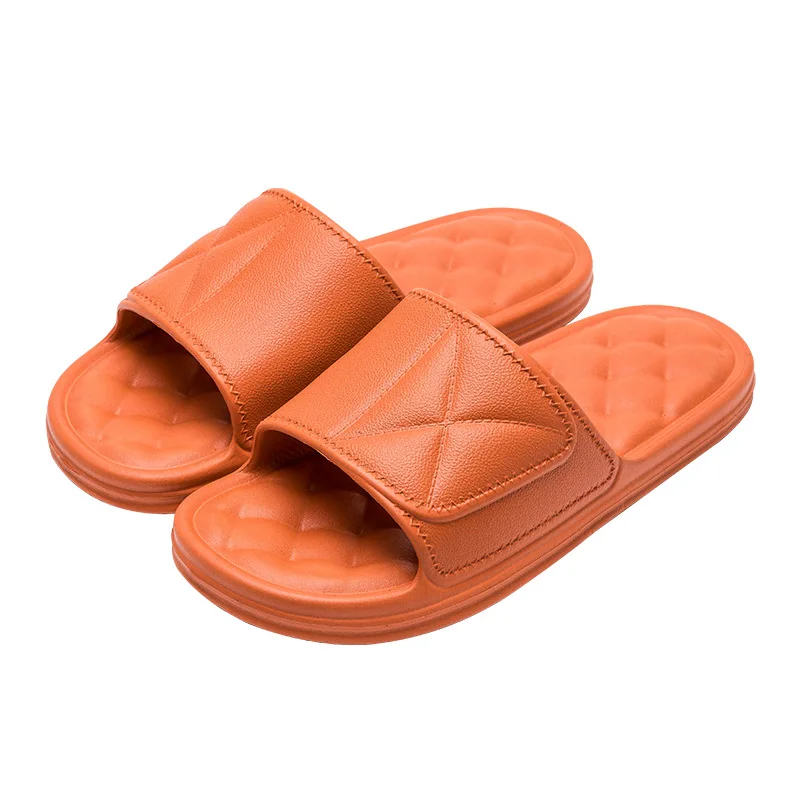 Flat Eva Men Summer Slippers Summer Bathroom Soft Sole Non-Slip Beach Slippers
