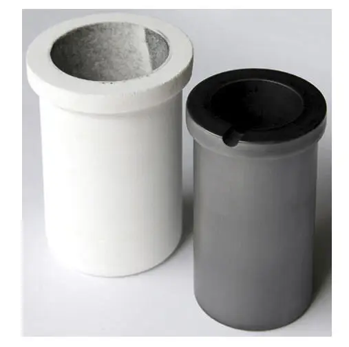 Graphite Crucible with  silicon dioxide SiO2 Liner Jacket for Metal Casting Melting melting 75ml Capacity