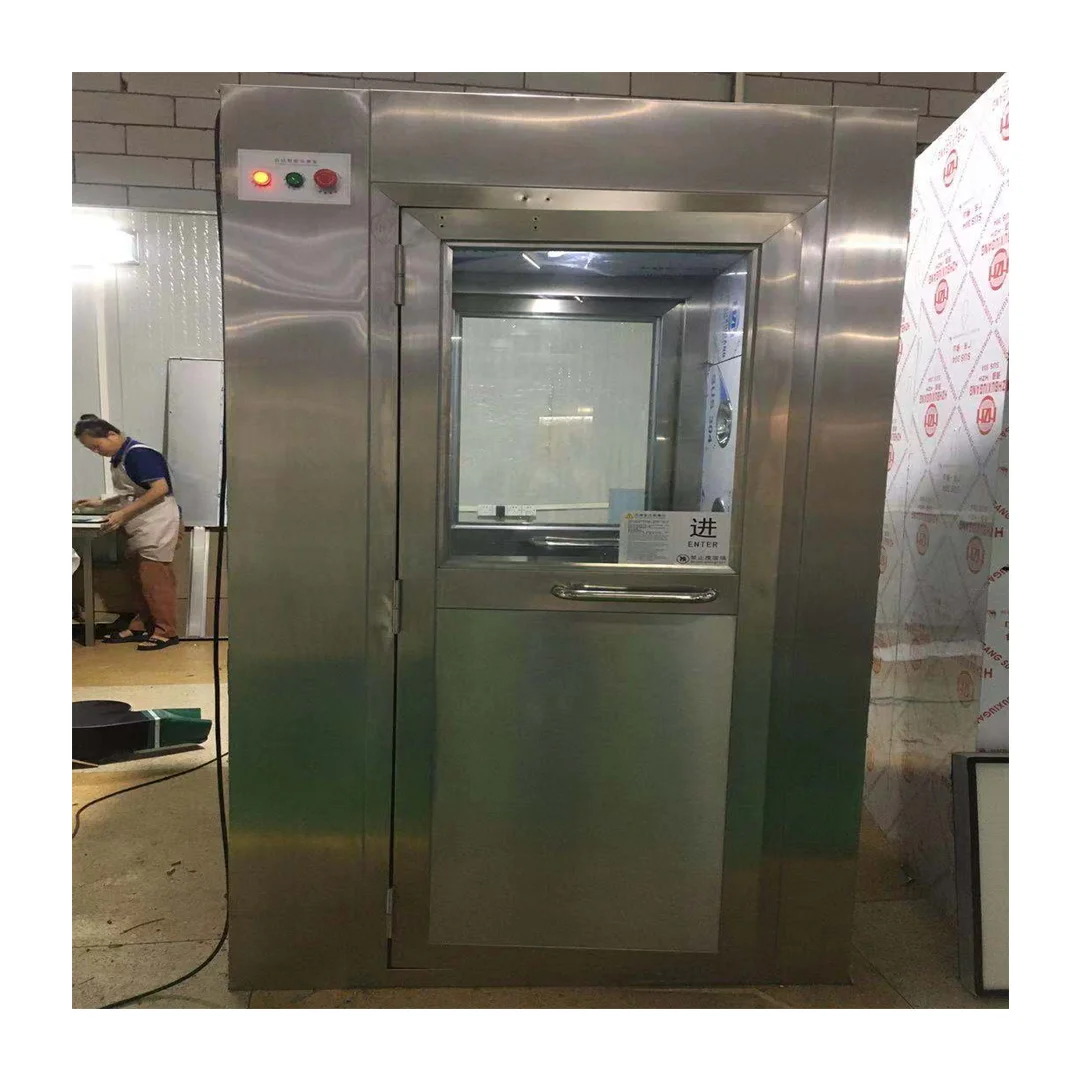 Блокировка для чистых помещений из нержавеющей стали, воздушный Душ для лаборатории