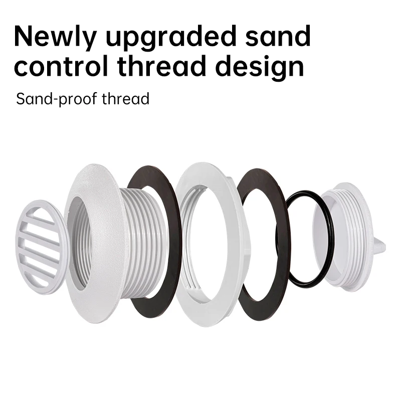 Drain Boat Hull Plug Kayak Scupper Hole Plugs Bung Silicone Plug for Universal Kayak Marine White ABS