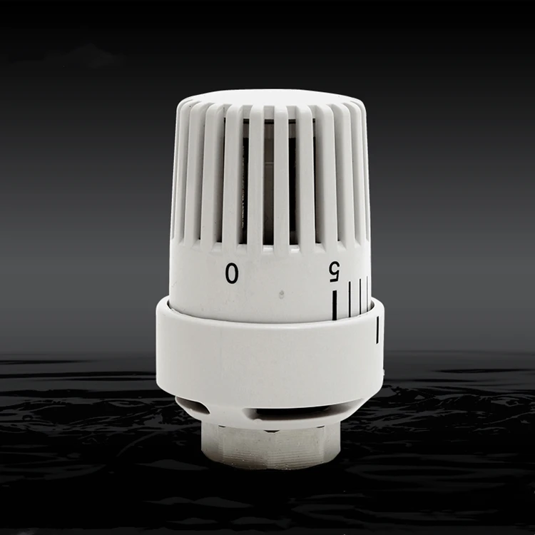 Doz White Towel Radiator Valve Thermostatic Radiator Valve TRV head for home
