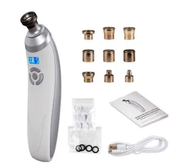 GESS Dermabrasion Diamond Blackhead Acne Remover Skin Peeling Vacuum Nose Face Cleaning Facial Beauty Device