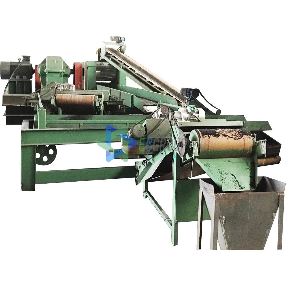 High powered waste tire shredding machine price rubber tire recycling machine for crumb rubber