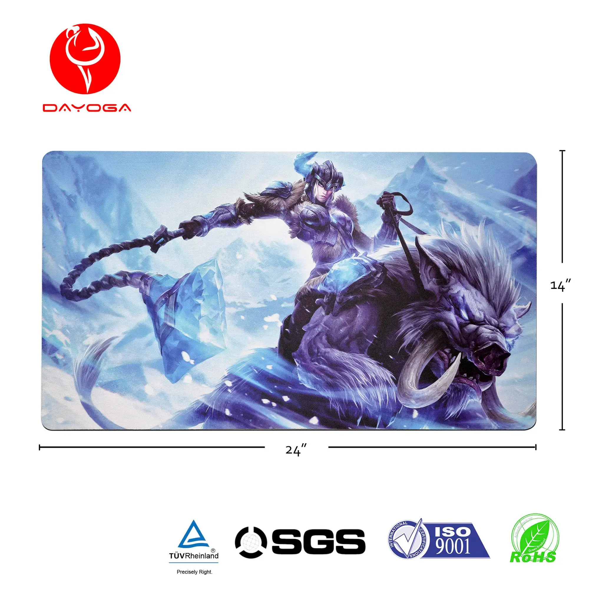 Custom Gaming Mouse Pad Blank Sublimation Gaming Mouse Pads With Stitching Overlocking Big Map Rubber Anime Material Mouse Pad