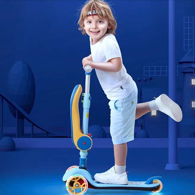 CL adjustable height kids scooter with 3 wheels