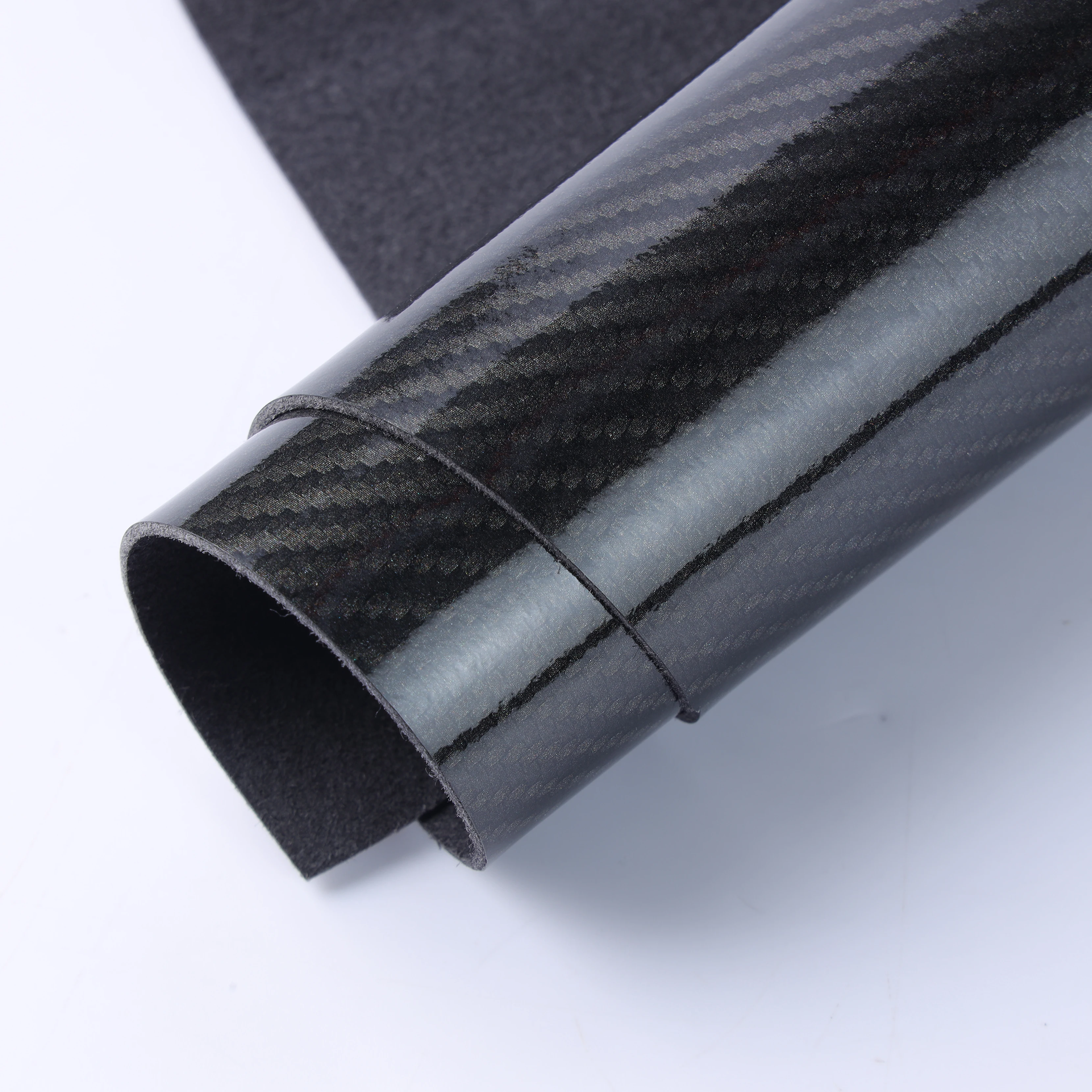 Luxury 1.2mm car steering wheel cover carbon Fiber Microfiber Leather