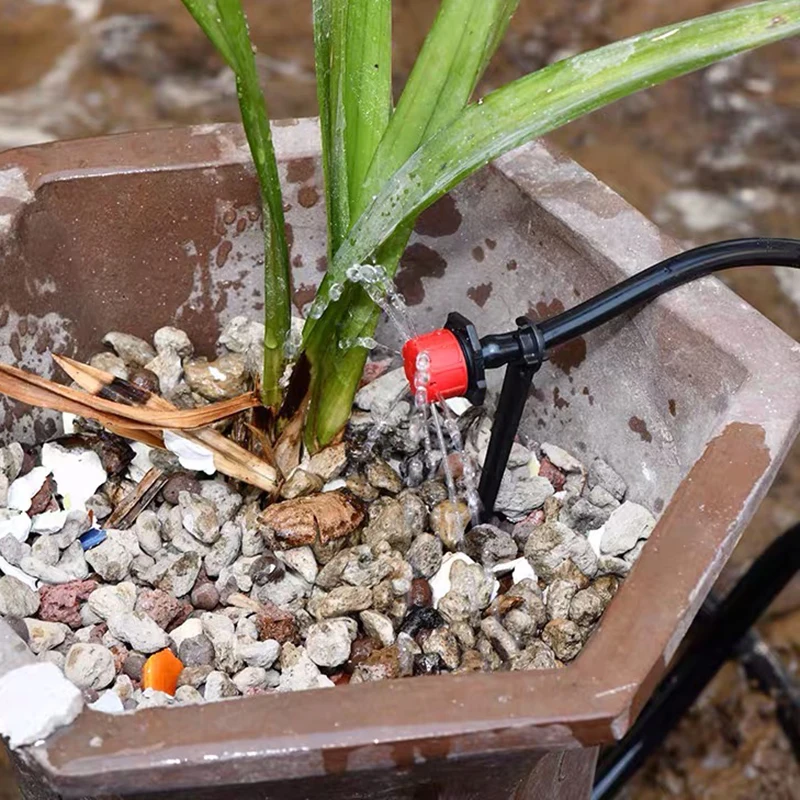 Factory Bottom Price Drip Irrigation Agricultural Eight Holes Adjustable Irrigation Dripper For Vegetable Or Fruit Tree