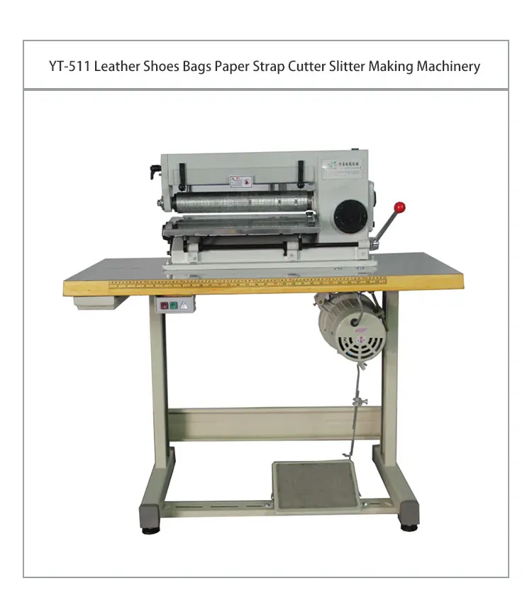 Factory  Leather splitting machine for Shoes and bags upper leather strip cutting machine