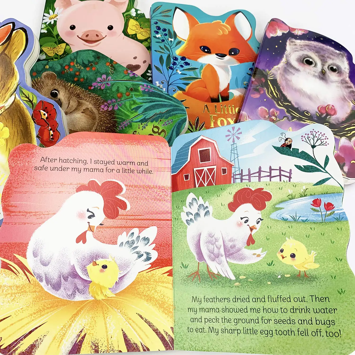 ULi customized children books printing board book opposite story hardcover books for kids full color board best gifts for babies