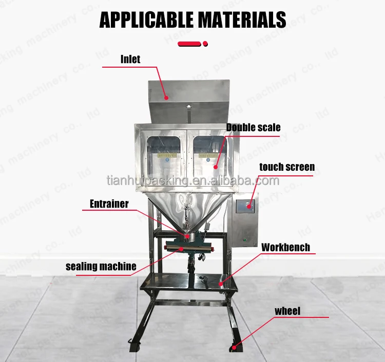 Vertical bucket garlic dumplings fish frozen food snack packing machine