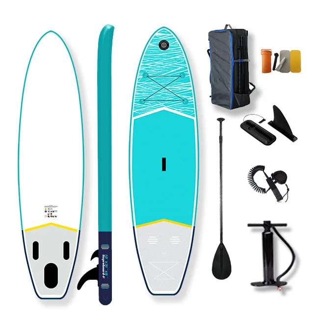 New Design Oem Wholesale Isup Paddle board Longboard Soft Surfboard Stand Up Logo Print Inflatable Board Paddle Sup Board