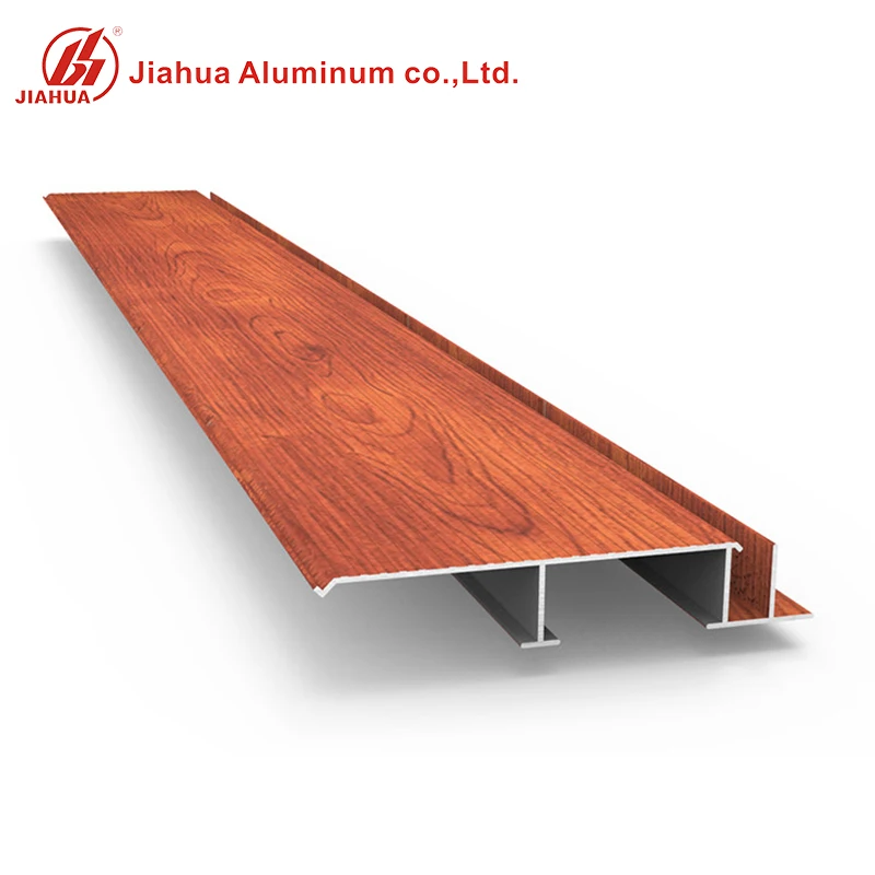 Aluminum decking / frameless glass balcony railing base / U channel aluminium profile for glass railings