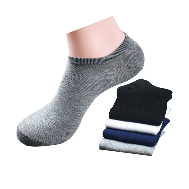Wholesale Cotton Socks High Quality Short Sports Socks Casual Seamless Sneakers Custom Ankle Mens Socks