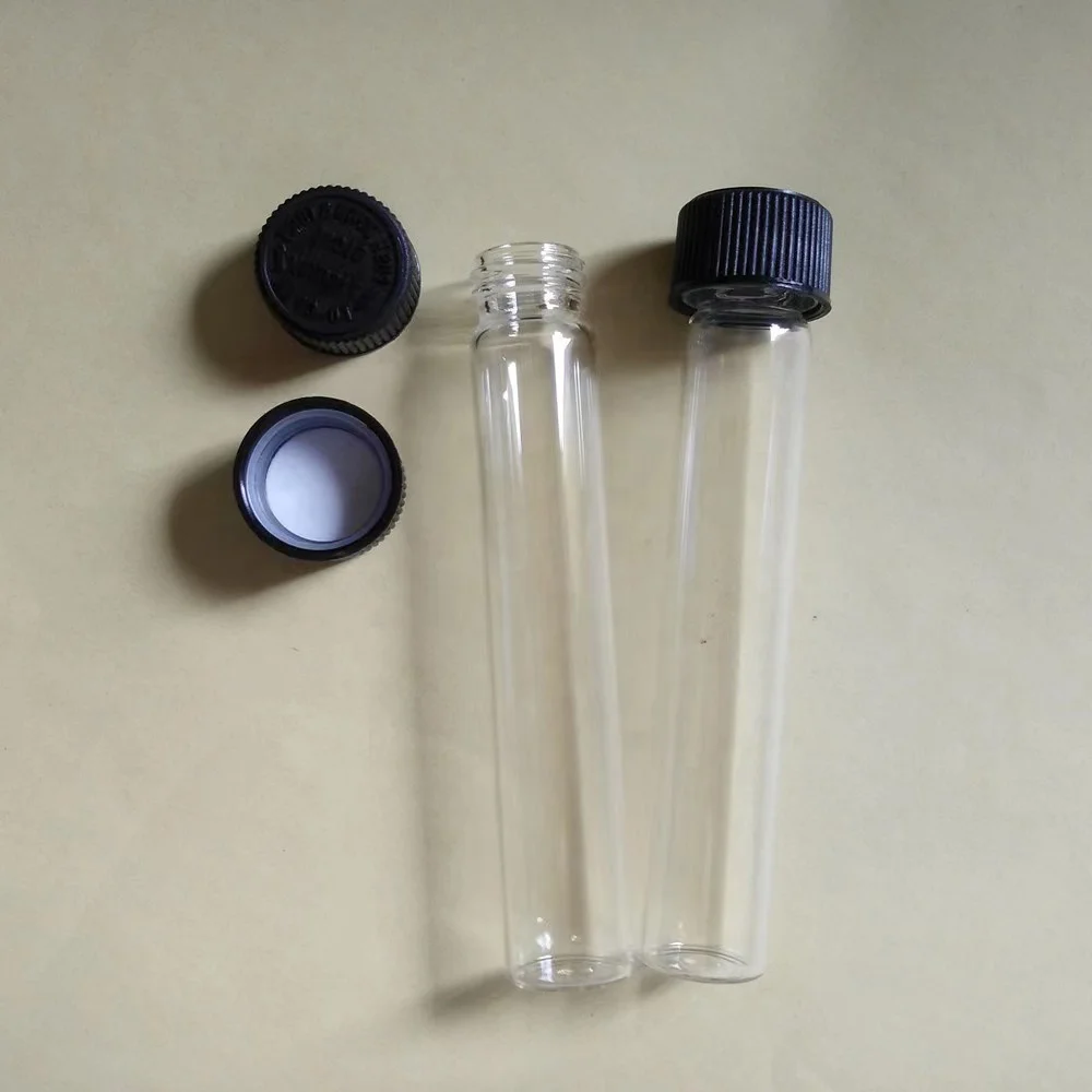 Sale Borosilicate Glass Tube 98mm 116mm 120mm with Child Resistant Lids