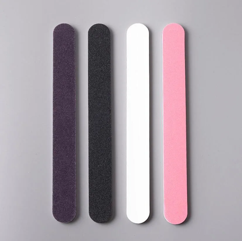 Hot Sale Professional Nail Supplies Sanding Emery Boards Disposable logo Printed 100 180 Grit