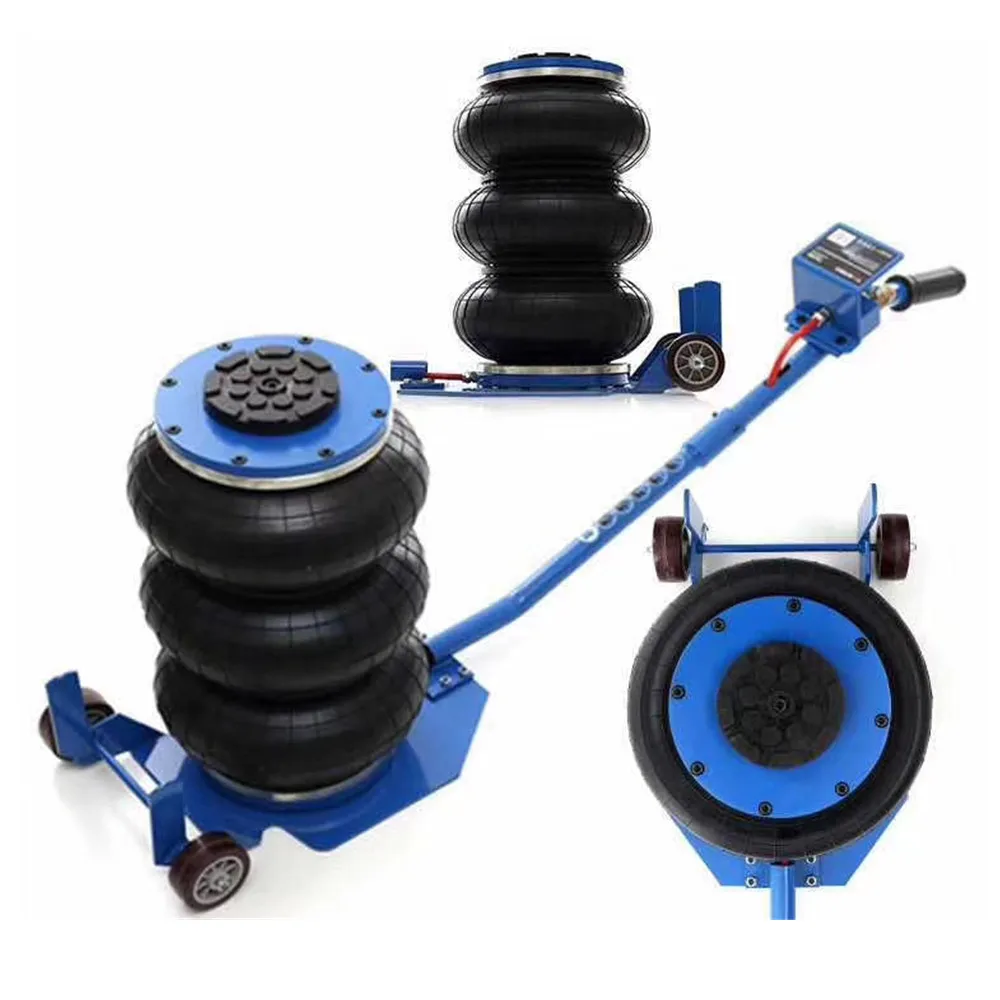 3ton and 2.5ton triple bag new type inflatable air  car jack lift portable