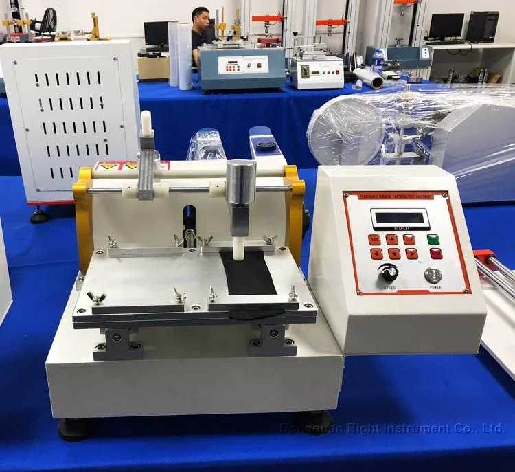 2 Stations Rotary Color Fastness Rubbing Duplexing Leather Friction Color Fastness Tester