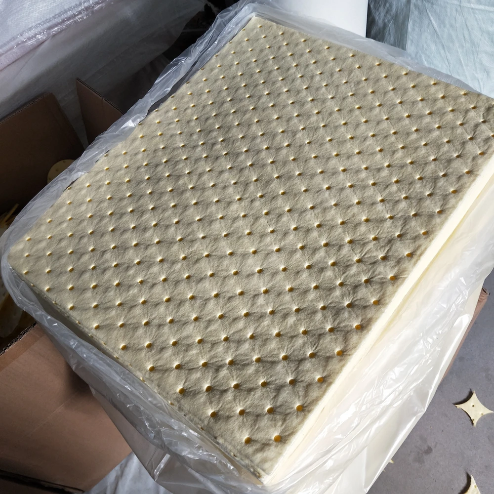 Professional Manufacturer Manual Oil Absorber Biodegradable Chemical Adsorption Pad