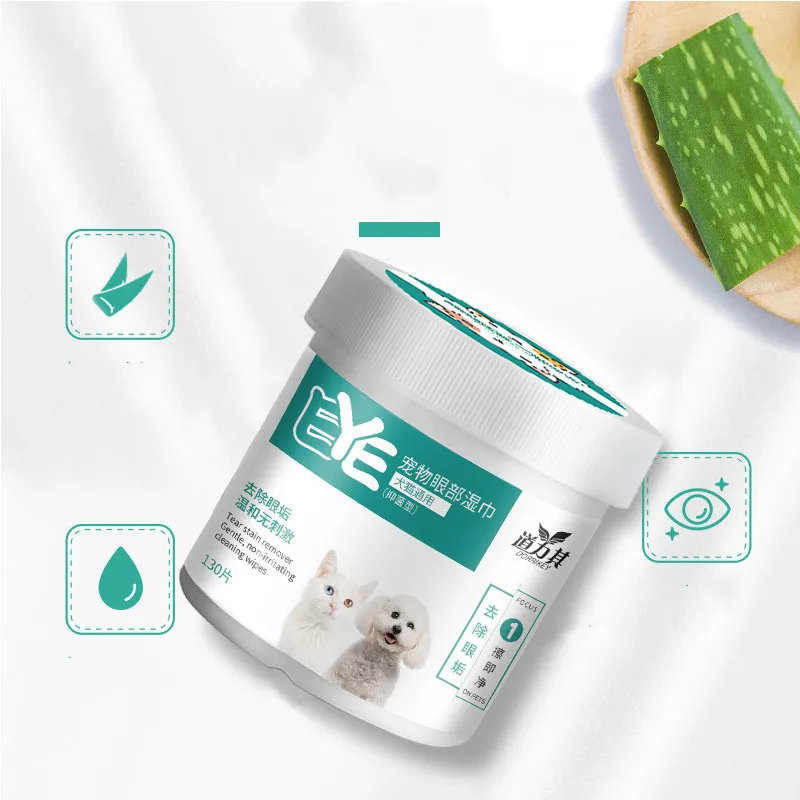 
Dono 130 Tablets/Pet Cat And Dog Eye Cleaning Wipes Can Remove Tear Marks Wipes Pet Wipes Pet Cleaning 