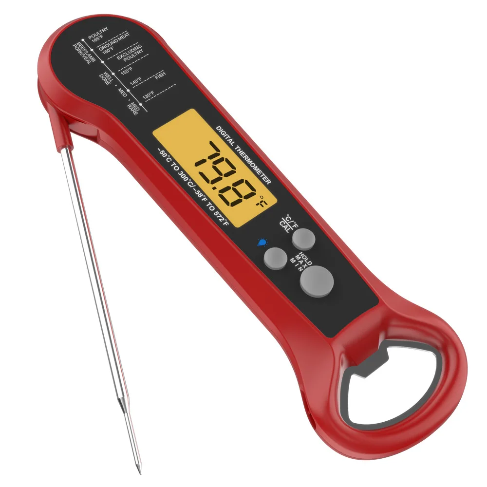 Hot selling electronic kitchen food Thermometer Folding Bluetooth Wireless Barbecue thermometer Waterproof barbecue thermometer