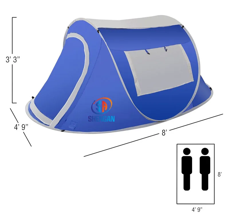 Wholesales Tents Camping Outdoor Single Layer Waterproof UV Beach Bubble Camping Customized PoP Up Tents For Events