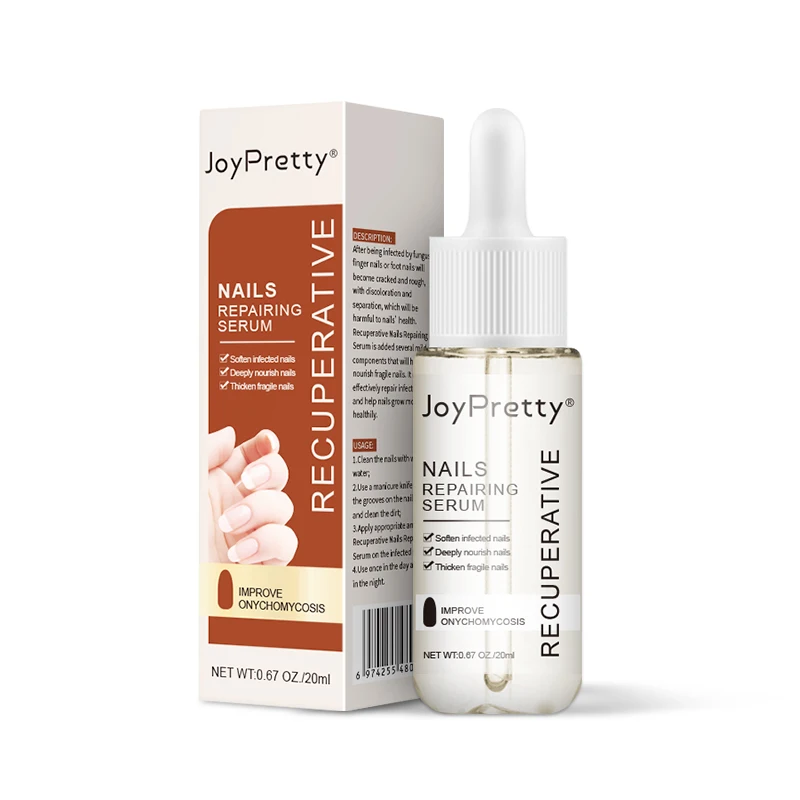 JoyPretty Fungal Nail Treatment Serum Foot Repair Essence Care Whitening Toe Nail Fungus Removal Gel Anti Infection 20ml
